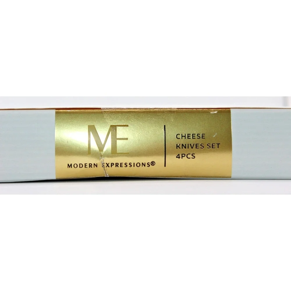 Modern Expression Cheese Knife Set 4 pc Charcuterie & Entertaining AccessorieNIB
